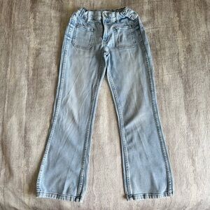 Zara Light Blue Flare Kids Jeans, Size 11-12